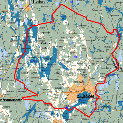 Karlskoga Elnäts koncessionsområde